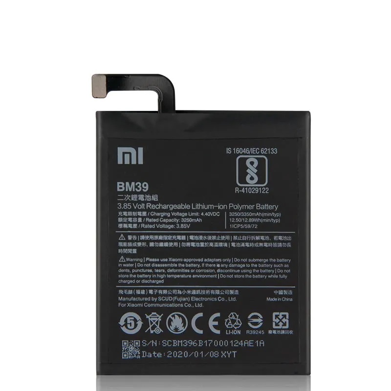 pin xiaomi mi 6 - minhphatmobile